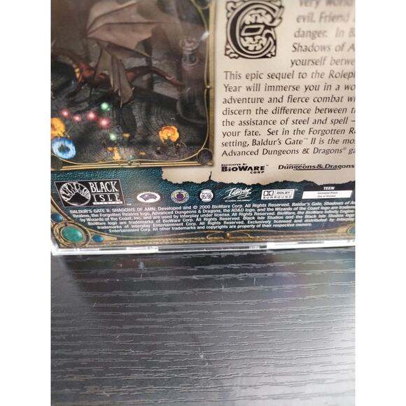 Baldur’s Gate II: Shadows of Amn (PC, 2000) PERFECT DISCS - Picture 2 of 10